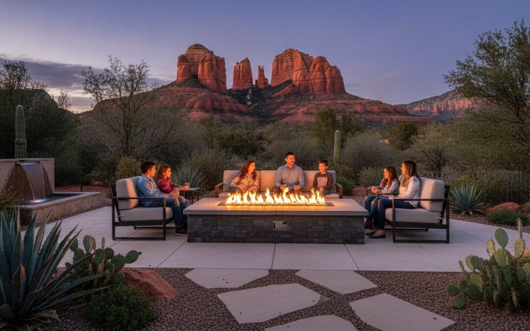 Fire Feature Installation Arizona: Designing Safe and Stunning Outdoor Spaces