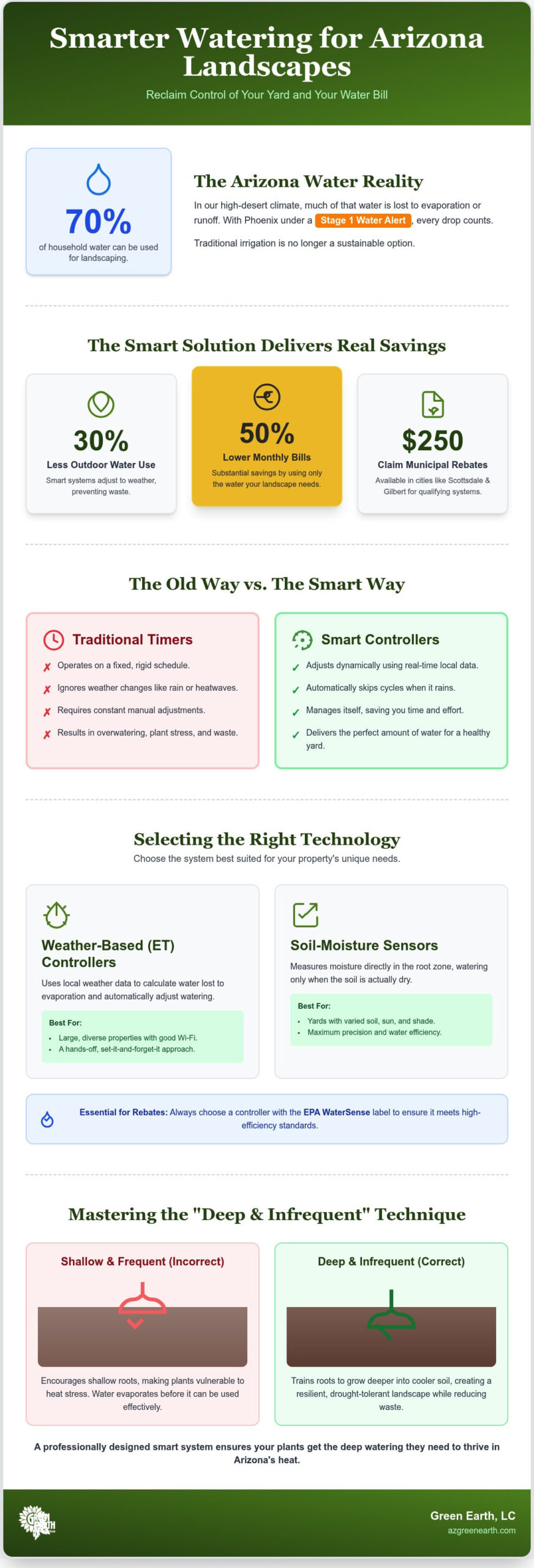 Smart Irrigation Controllers Arizona: The 2026 Guide to Water Efficiency