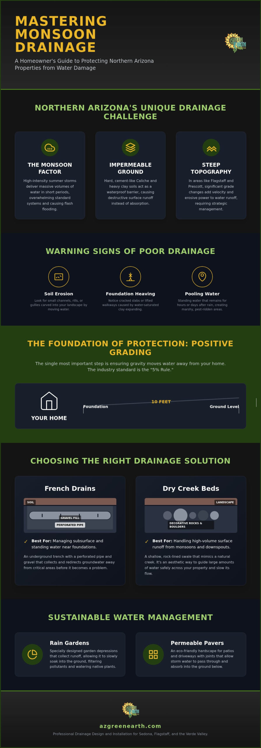 2026 Northern Arizona Backyard Drainage Guide