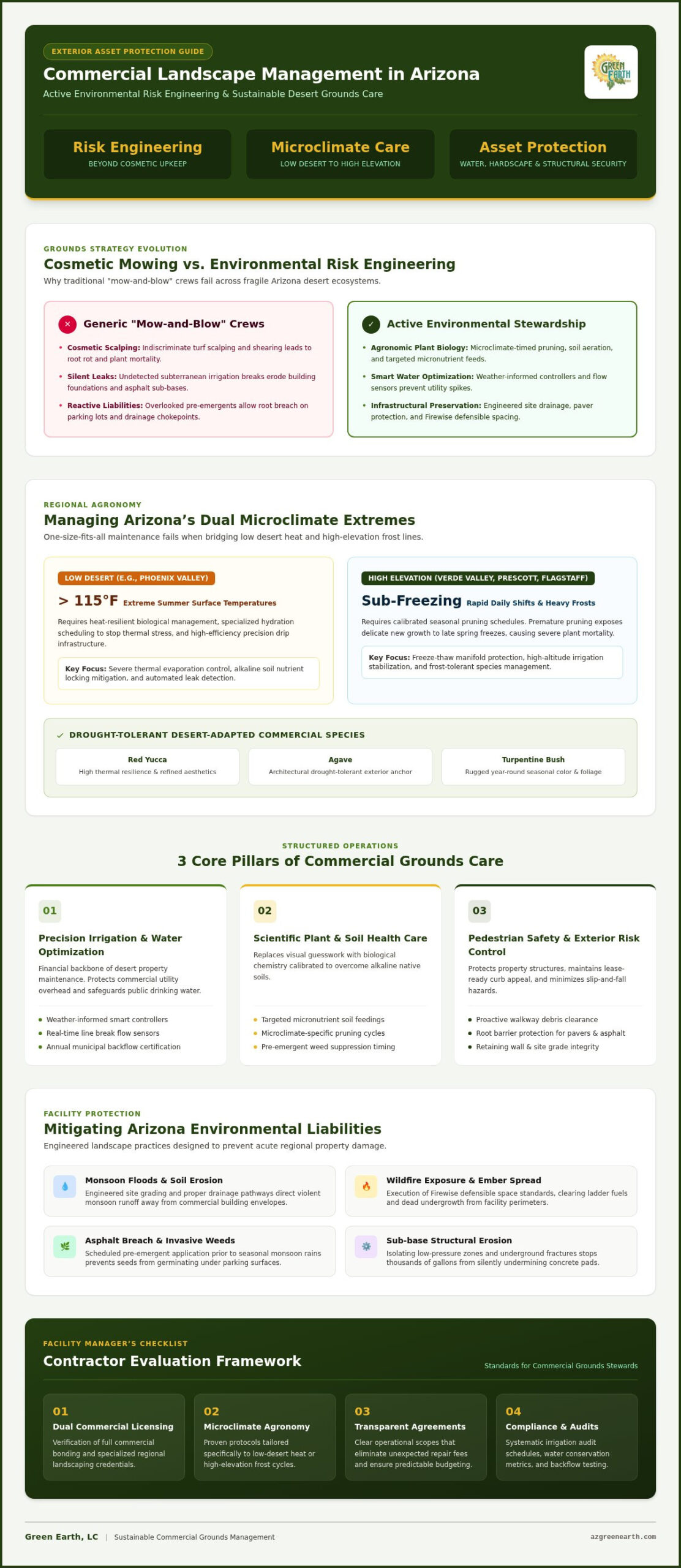 Commercial Landscape Management AZ: 2026 Property Manager Guide