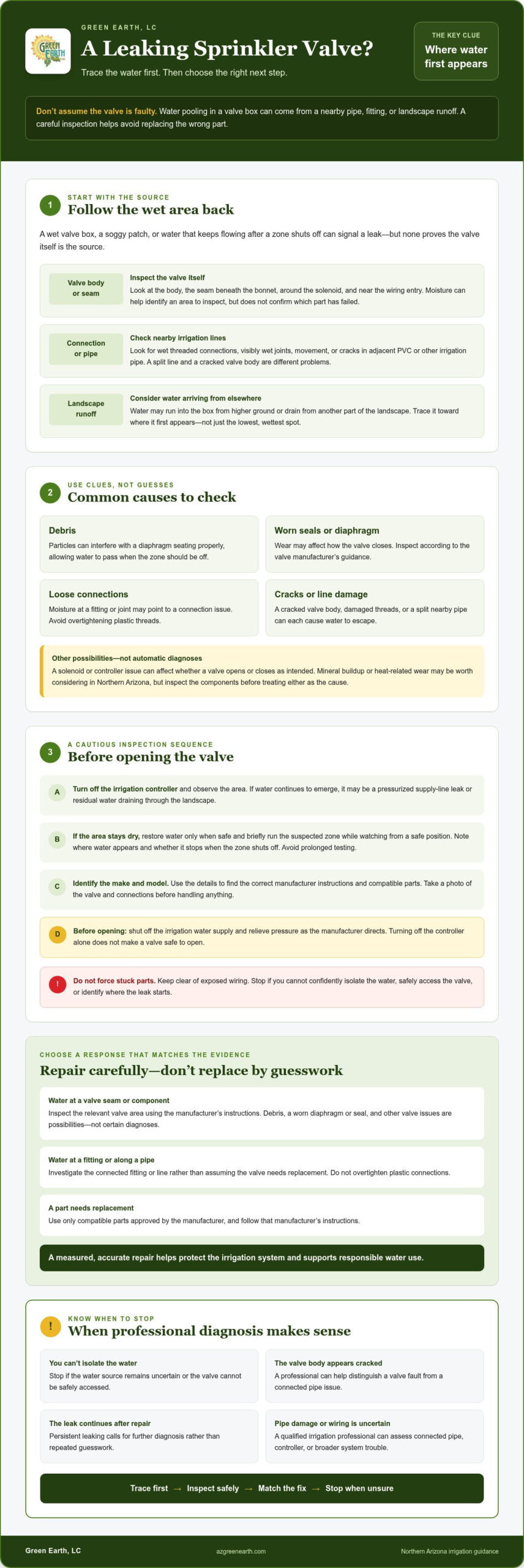 How to Fix a Leaking Sprinkler Valve: A Safe DIY Guide
